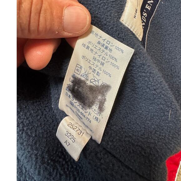 LAND'S END BOYS Winter Coat/Jacket; SIZE 6X-7; Red & Blue - Picture 9 of 11